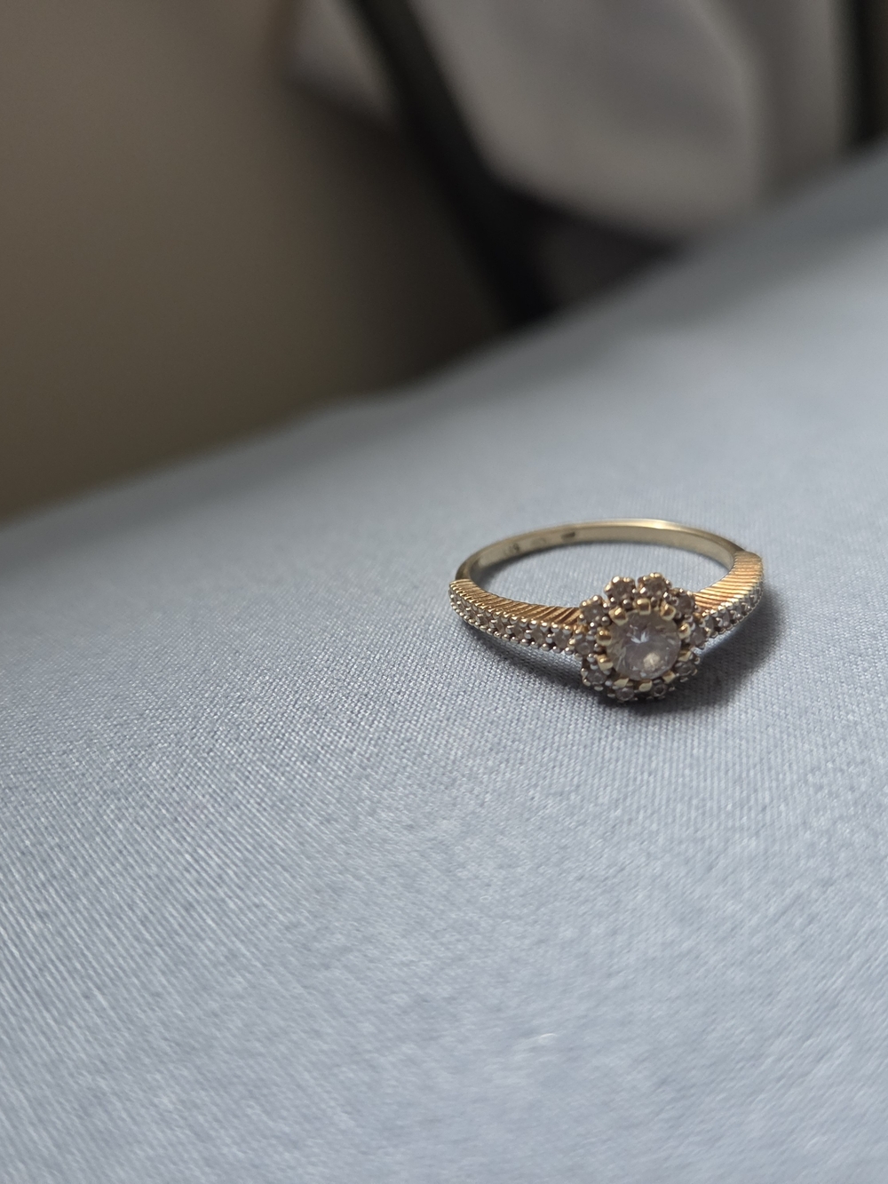 Gold 14k Engagement Ring - Women's Jewelry